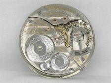 SCARCE 16S ELGIN BW RAYMOND 17 JEWEL GR 370 RAILROAD POCKETWATCH MOVEMENT & DIAL picture