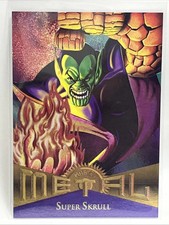 1995 Fleer Marvel Metal Cards (1-138) - You Pick -  5+ Cards NM picture