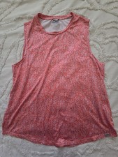 AFTCO Ocean Bound Performance Fishing Tank Top XL Extra Large Coral Seahorse UPF picture