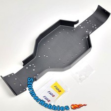 FanRC RC10 Carbon Tub Chassis, woven graphite also fits RC10 4wd FR-008 picture
