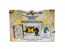 2025 LEAF TRINITY FOOTBALL HOBBY BOX - BRAND NEW -  🔥🔥🔥 picture
