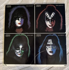 KISS Gene Paul Ace Peter 1978 Solo Albums Promo Aucoin Vintage 23X23 Promotional picture