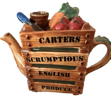 TONY CARDEW Teapot GARDENERS TRAY NEW picture