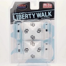 American Diorama - Liberty Walk Canopy Tent Set of 2 1:64 (2024 MiJo Exclusives) picture