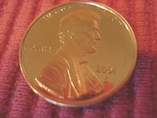 2001 S Lincoln Gem Proof Memorial Penny Super Nice picture