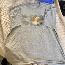 Men's Honolulu Hawaii graphic Grey Tshirt picture