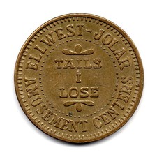 ELLWEST-JOLAR • HEADS-TAILS • AMUSEMENT • SEATTLE, WASHINGTON, WA. • TC-142160 picture
