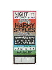 Harry Styles Together Together Tour MSG Commemorative Ticket Night 11 picture