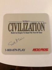 *RARE* MicroProse Sid Meier’s Civilization Promotional Vintage Mouse Pad picture