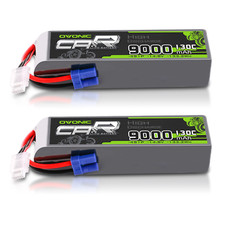 2x Ovonic 14.8V 130C 4S 9000mAh Lipo Battery EC5 for RC Car Airplane Jet Heli picture
