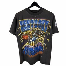 Vintage 90s Capitol Graphic Kentucky Wildcats Lightning College Shirt Size L picture