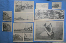 1899 Spanish American War Prints,  Battleship USS Maine Wreckage in Havana, Cuba picture