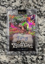 Matte Metal Graffiti 2026 Tyson Fury Artist Proof True 1/1 Autograph picture