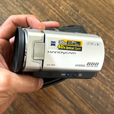 Sony Handycam DCR-SR45 30GB HDD Camcorder Silver/Black 40x Zoom 2.7