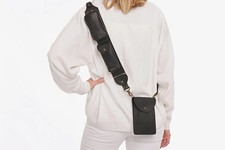 Leather Bandolier Phone Crossbody Bag, Wallet Strap, Festival Utility Belt picture
