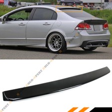 FOR 2006-15 HONDA CIVIC 8TH 9TH GEN SEDAN GLOSSY BLACK REAR WINDOW ROOF SPOILER picture