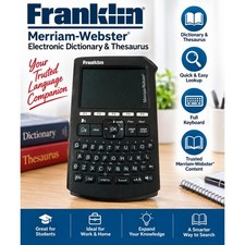 Franklin Merriam-Webster Electronic Dictionary picture