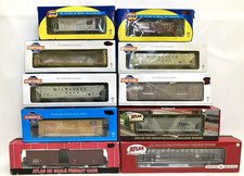*Lot Of 10* HO Train Cars Athearn Atlas New Open Box Hoppers Flat Cars & More picture