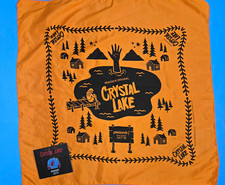 CRYSTAL LAKE Friday The 13th Promo BANDANA and ENAMEL PIN NYCC EXCLUSIVE Jason picture