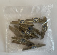 Lot of 10 Vintage Eastern Airlines Junior Pilot Wings Pins Sealed Unopened Bags picture