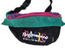NWOT Vintage Basic Performance Multicolor Fanny Pack Waist Bag Outdoors Y2K picture