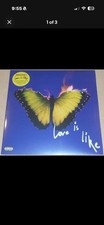 SIGNED Maroon 5 Love Is Like Electric Blue Transparent Colored Vinyl LP Sealed picture