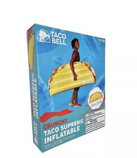 2 For  $16.70 Taco Bell Inflatable Pool Float 57”x 29” picture