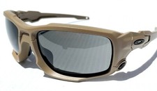 NEW Oakley SI SHOCKTUBE Desert Terrain Tan BALLISTIC Grey Lens Sunglass 9329-04 picture