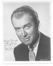 Vintage JAMES STEWART Signed Autographed 8x10 Photo Original Inscribed Portrait picture