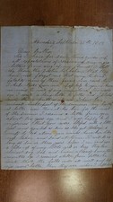 1853 Nevada City California 4-Page Gold Rush Letter By Albert W Folts Friends picture