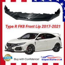 Fits 2017-2021 Honda Civic Type R FK8 Matt Carbon Fiber Print Front Lower Lip picture