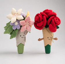 Jellycat Amuseable Rose Bouquet Plush | Soft Flower Bouquet Stuffed Toy, Nursery picture