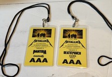 Metallica  2 Commemorative 2023 M 72 BackstagePasses /  Laminate And Lanyards picture