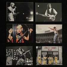 Janet Macoska Limited Edition Set Of 6 Rock Music Photo Cards Signed & Numbered picture