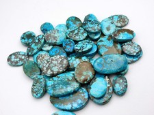 Natural Arizona Blue Turquoise 1000 Ct Oval Cut Certified Loose Gemstone Lot picture