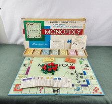 Vintage 1961 Monopoly Game Parker Brothers Original- COMPLETE picture