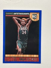 Panini 2013-14 NBA Hoops Giannis Antetokounmpo Bucks Rookie #275 Blue picture