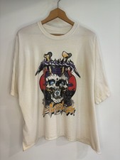VTG 1996 Lolla Palooza Metallic Soundgarden Rancid Ramones Band Tee XL  picture