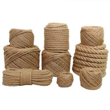 Thick 4 Strands Twisted Manila Rope Natural Hemp Twine for Wrapping DIY Craft picture