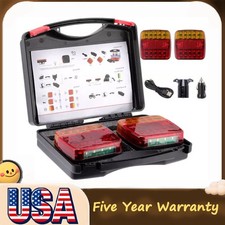 Wireless Magnetic Trailer Lights – Rechargeable LED TailLight Kit For Trailer US picture