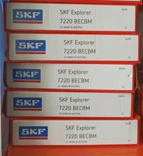 1PCS SKF 7220 BECBM single row angular contact ball bearing 1 year warranty picture
