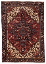 Vintage Traditional Hand-Knotted Area Rug 7'5