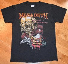 1987 MEGADETH vintage Rare 1980's US Tour concert T-shirt picture