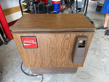 Cornelius Co. Coca Cola cooler/vending.  Original key. Works picture