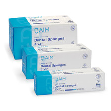 200/Pack Dental 4-Ply Non-Woven Sponges Disposable First Aid Gauze Pads picture