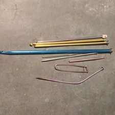 Vintage Crochet Hooks & Knitting Needles Set Boye Susan Bates Aluminum  Lot of 9 picture