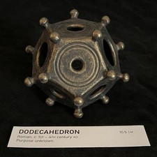 Museum-grade Roman dodecahedron picture