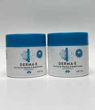 Derma E Tea Tree and Vitamin E Relief Cream - 4 oz Each (Pack 2 ) picture