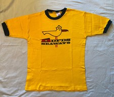 DFDS SEAWAYS Ringer TShirt—Vintage 1970s/1980s—Made In Denmark—Medium picture
