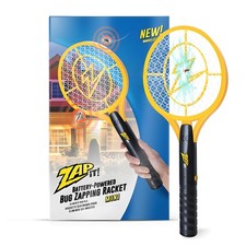 ZAP IT Electric Fly Swatter Racket - 3,500 Volt Bug Zapper Racket - Battery-... picture